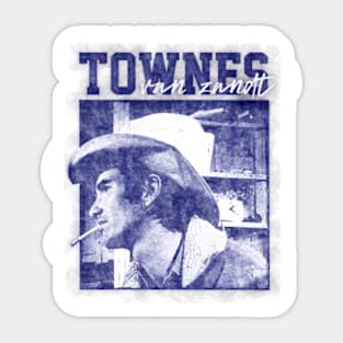 townes van zandt Sticker